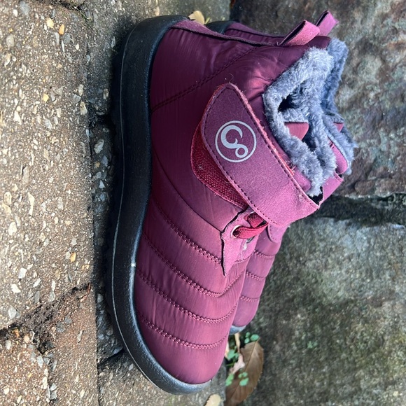 Purple sneaker boots worn once, maybe!! - Picture 3 of 6